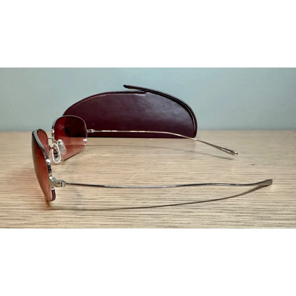 Oliver Peoples Epic S Sunglasses Pink Gradient Lens Japan w/ Case